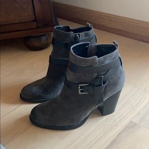 Ivanka Trump Bootie Ankle Boots Charcoal Gray